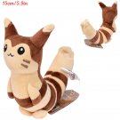 Brown Furret Stuffed Toy - Pokemon Mimikyu Gastly Butterfree Ditto Raichu Sof...
