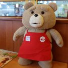 A1 Stuffed Toy - Movie Teddy Bear Ted 2 Plush Toys In Apron Soft Stuffed Anim...