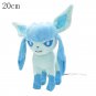 Stand Glaceon 20cm Stuffed Toy - Pokemon Pikachu Flareon Eevee Vaporeon Plush...