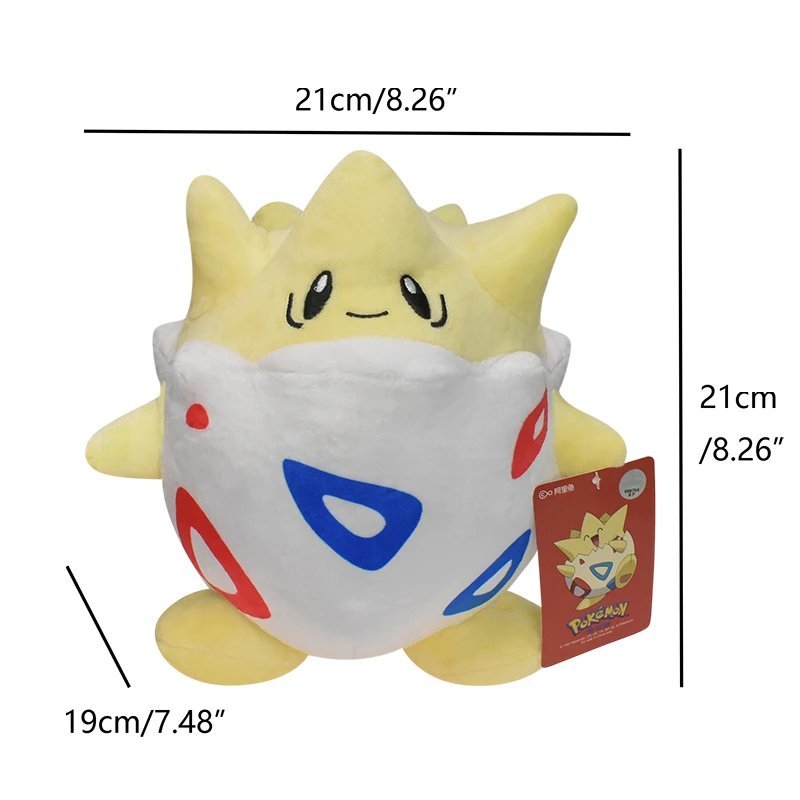 Togepi Stuffed Toy - Jigglypuf POKEMON Original Plush Toy Eevee Piplup Chariz...