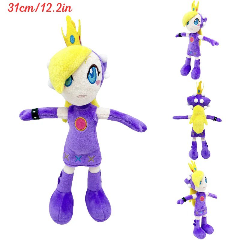 Peach princess Stuffed Toy - Kawaii Mario Princess Peach Bowser JR. Soft Plus...