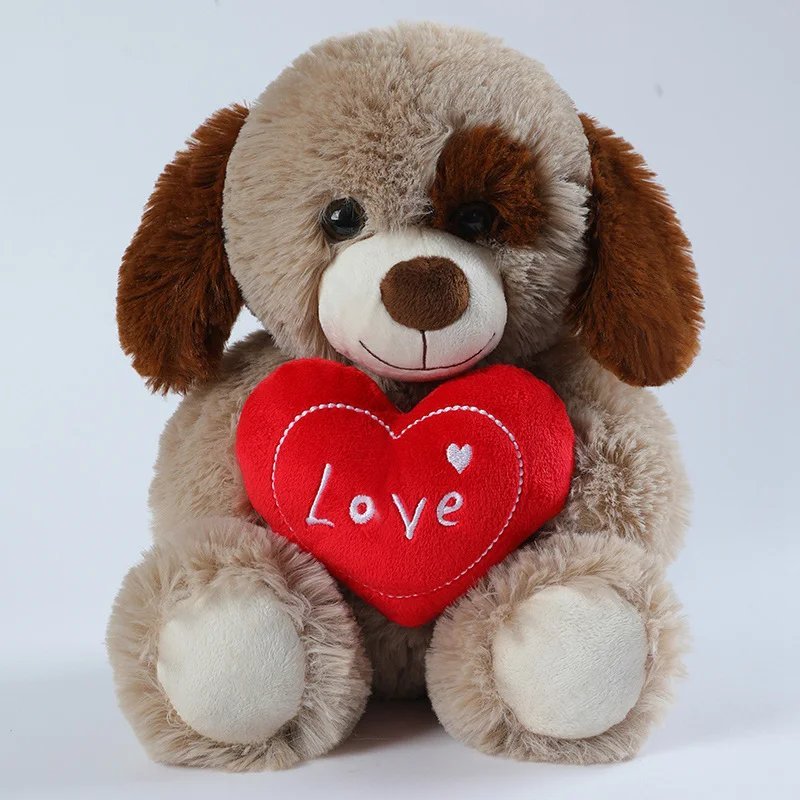 Chocolate Color Stuffed Toy - 30cm Valentine's Day Plush Toy - CuteLove Dog &...