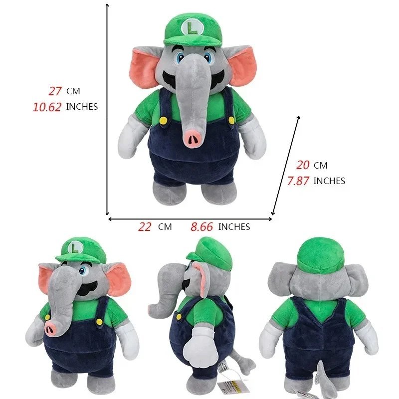 FireBrick Stuffed Toy - Mario Bros Plush Princess Peach Fire Flower Wonder Bo...