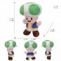 Green Toad stand Stuffed Toy - 41Styles Mario Luigi Toad Toadette Doll Prince...