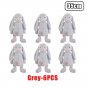 Grey 6PCS Stuffed Toy - Cute Easter Rabbit Plush Toy Long Ear Bunny Stuffed A...