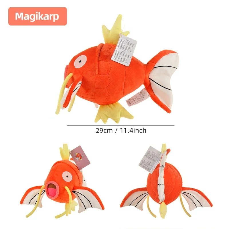 Magikarp 29cm Stuffed Toy - Original Pokemon Pikachu Plush Stuffed Animal Toy...