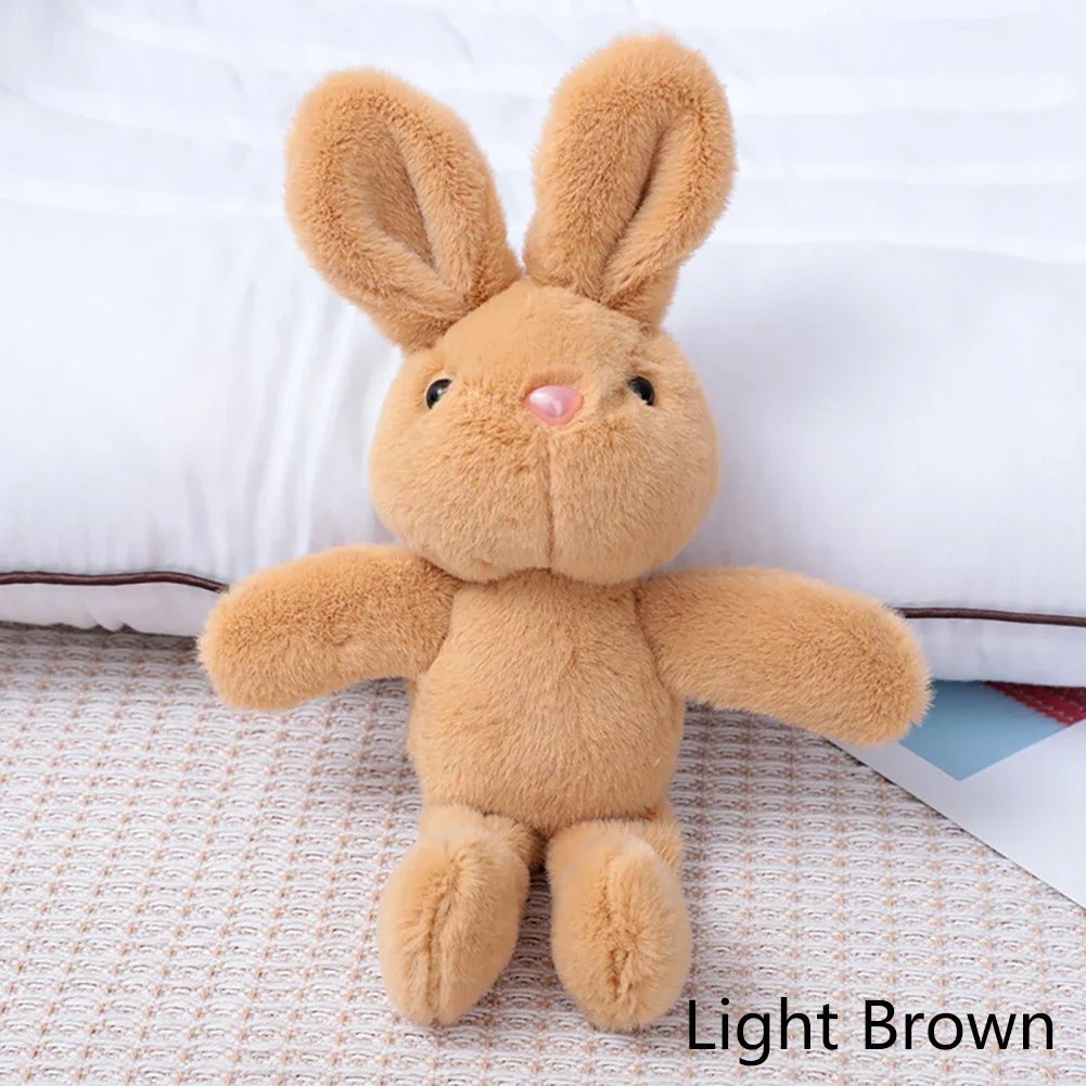 Light Brown Stuffed Toy - 25cm Cute Rabbit Plush Toy Soft Stuffed Bunny Doll ...