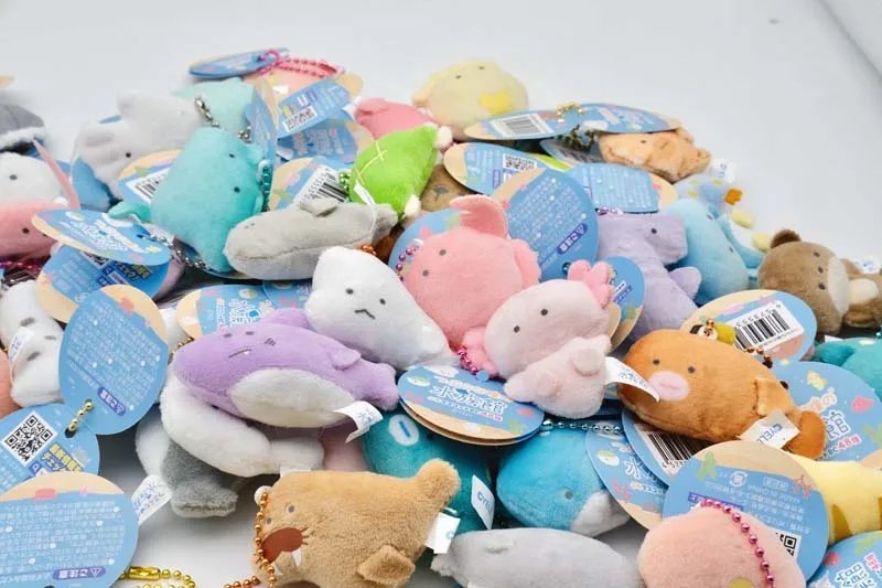 1 piece randomly Plush Toy - Yell World Round Eye Aquarium Petit Mascot BC 48...