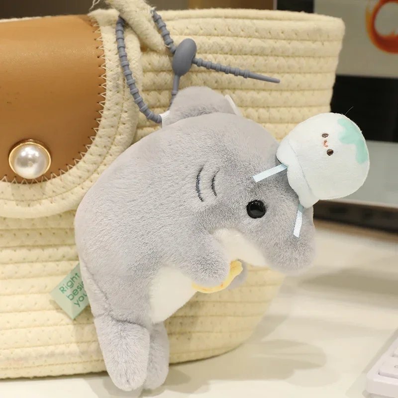 shark Stuffed Toy - 15CM kawaii Lovely Otter Seal Whale Shark Platypus Plush ...