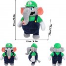 luigi Stuffed Toy - 24 Styles Mario Bros Luigi Bowser JR. Princess Peach Hat ...