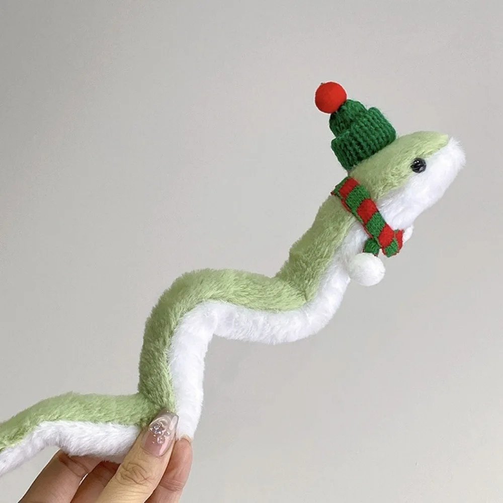 Green Scarf 40cm Stuffed Toy - Plush Year of The Snake Plush Toy Wrap Around ...