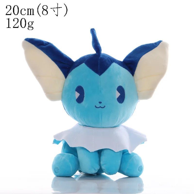 Vaporeon 20cm Stuffed Toy - Pokemon Pikachu Flareon Eevee Vaporeon Plush Toy ...