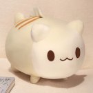 white Stuffed Toy - 3 Colour Cute Cat Plush Toy Stuffed Fluffy Cat with Fish ...