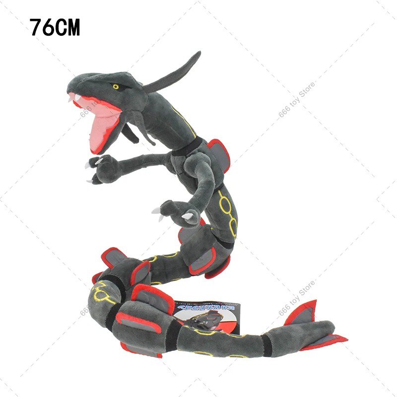 Shiny Rayquaza Stuffed Toy - 75CM Pokemon Plush Rayquaza Shiny Rayquaza Green...