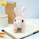 Silver Stuffed Toy - Cute Rabbit Plush Doll Electric Toy Children's Birthday ...