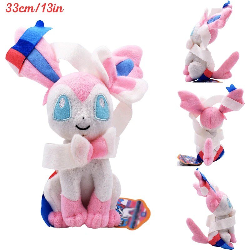 Sylveon Stuffed Toy - New Pokemon Scream Tail Jigglypuff Plush Toy Ninetales ...