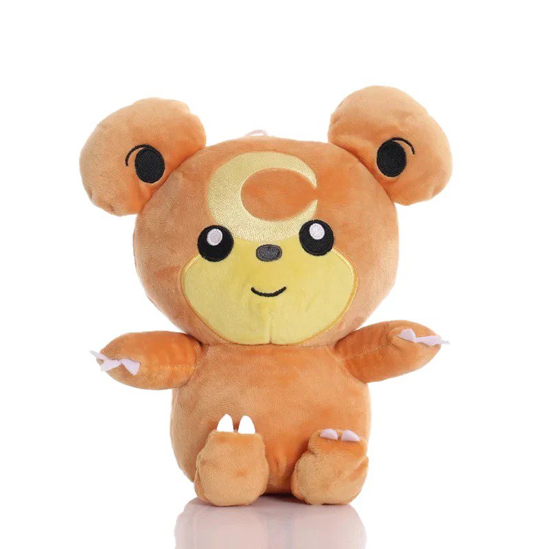22cm Teddiursa Stuffed Toy - Pokemon Pikachu Plush Blastoise Lapras Haunter G...