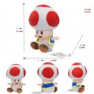 Toad A Stuffed Toy - Toad Toadette Mushroom Mario Bros Plush Toys Luigi Cat R...