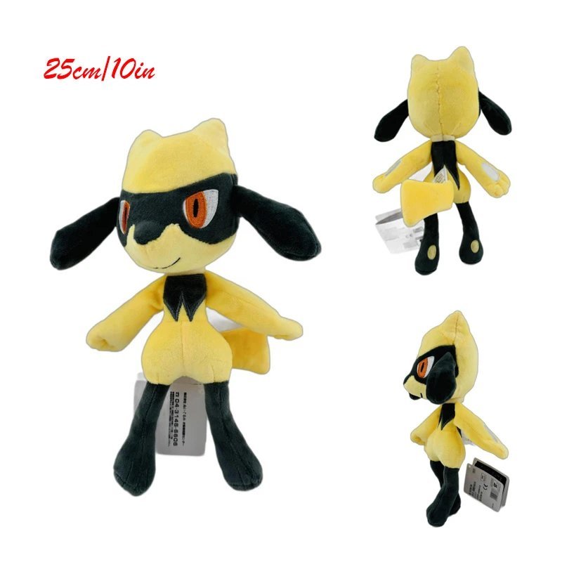 Riolu Stuffed Toy - Pokemon Plush Toys Meowth Phanpy Dedenne Sprigatito Finiz...