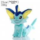 23cm Vaporeon Stuffed Toy - Kawaii Pokemon Pikachu Plush Lovely Chikorit Stuf...
