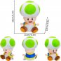 Green Toad Stuffed Toy - Kawaii Mario Luiji Goomba Kamek Yoshi Soft Plush Toy...