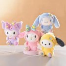 24cm 4pcs Stuffed Toy - 4pcs HelloKitty Sanrio Kuromi Plush Toys Melody Cinna...