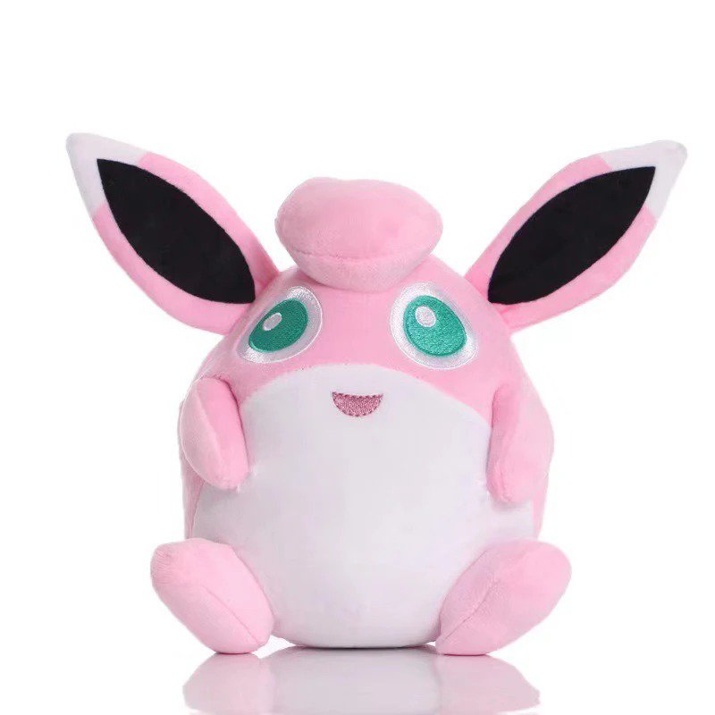 Wigglytuff C Stuffed Toy - 20cm Pokemon Stuffed Ball Toy Chikorita Pikachu Ps...