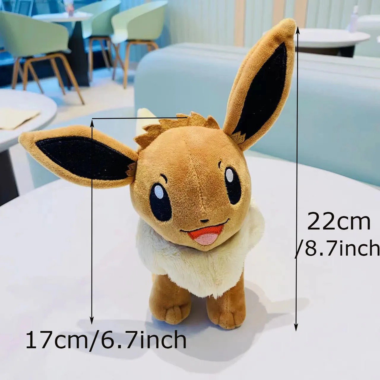EEvee happy Stuffed Toy - 18-28cm Pokemon Plush Toy Grookey Sprigatito Oshawo...