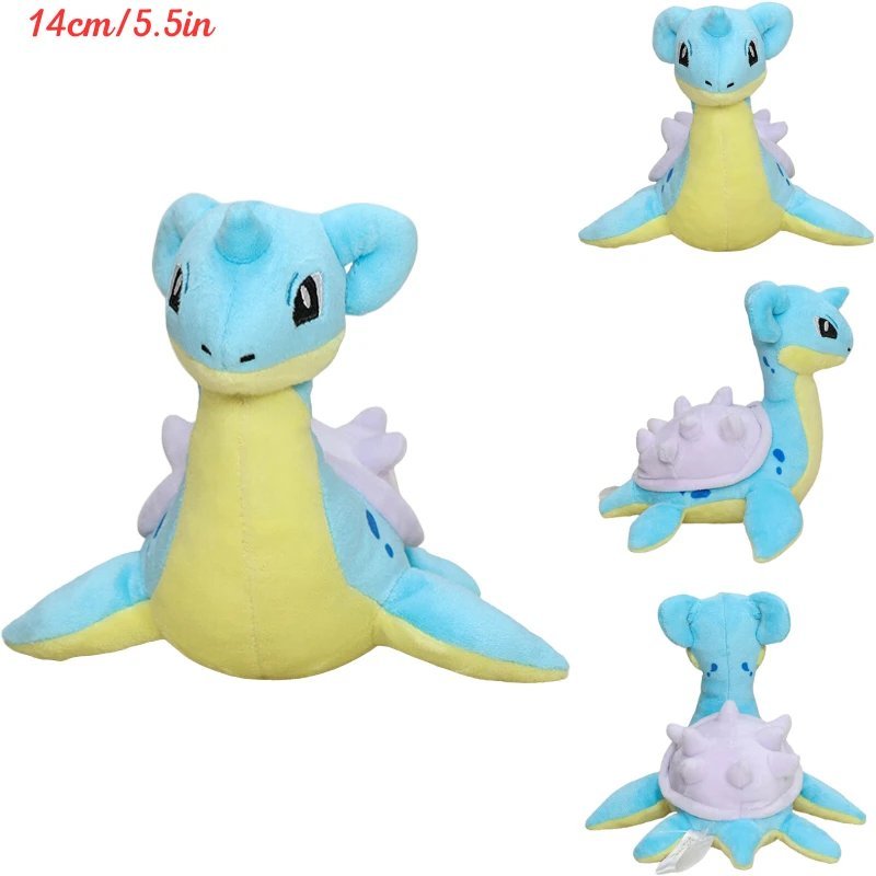 Lapras Stuffed Toy - Pokemon Plush Toys Anime Palafin Tinkatink Grafaiai Char...