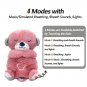 Pink Otter Stuffed Toy - Baby Breathing Bear Baby Soothing Otter Plush Doll T...