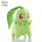 Chikorita 20cm Stuffed Toy - Pokemon Anime Pikachu Tepig Plush Chikorita Toto...