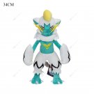 Shiny Zeraora Stuffed Toy - Pokemon Plush Grovyle Garchomp Galarian Meowth Sh...