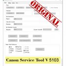 Canon Service Tool V5103 resolve Error Code 5B00 and Many Other Error