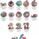 Garden Babies Embroidery Designs Patterns Pack n: 08 For All Your Embroidery machine