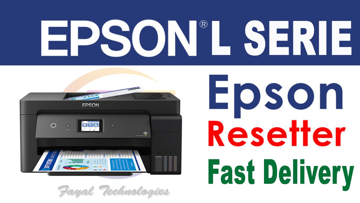 Reset Epson L 1300 resetter waste ink counter fast delivery