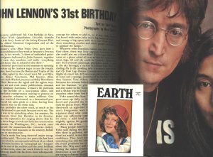 John Lennon - Earth Magazine - Beatles