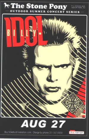 5 Billy Idol Handbills