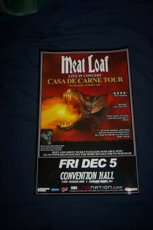 Meat Loaf Tour Poster