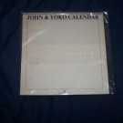John Lennon and Yoko 1970 Calendar RARE Beatles