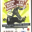3 Taking Back Sunday Jimmy Eat World Tour Handbills