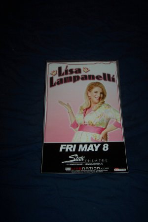Lisa Lampanelli Tour Poster Howard Stern