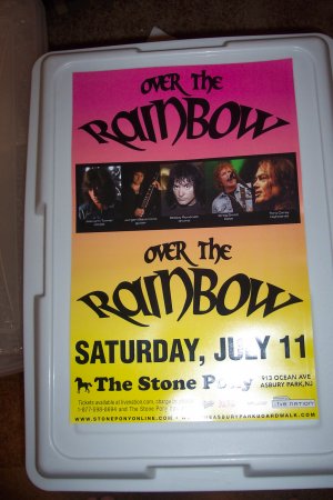Rainbow Over The Rainbow Concert Poster Blackmore Dio