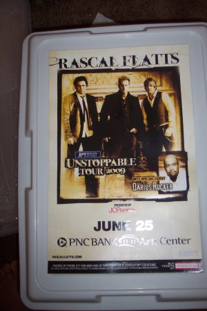 Rascal Flatts Darius Rucker Concert Poster