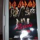 Def Leppard Poison Cheap Trick Concert Poster