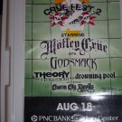 Motley Crue Drowning Pool Godsmack Theory of a Deadman Tour Poster
