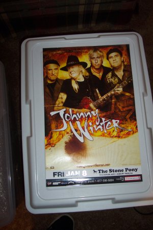Johnny Winter Tour Poster