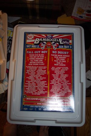Fall Out Boy No Doubt Thrid Eye Blind Sum 41 Get Up Kids Concert Poster