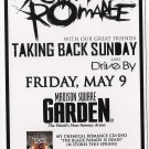 5 My Chemical Romance Taking Back Sunday Concert Handbills