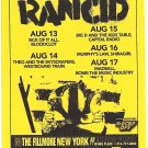 3 Rancid Concert Flyers