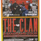 3 Public Enemy Wu Tang Clan Concert Handbills
